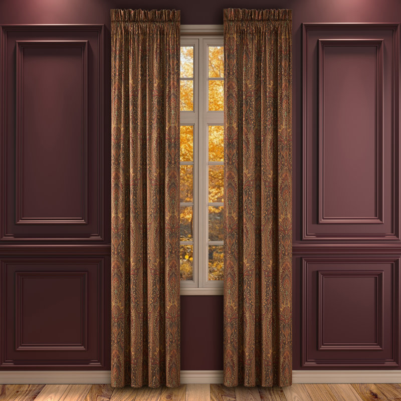 DESTINY - CHOCOLATE 95" WINDOW PANEL PAIR