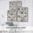 Tiled Serenity Fragments II Framed Print - Solid Wood-1654057519