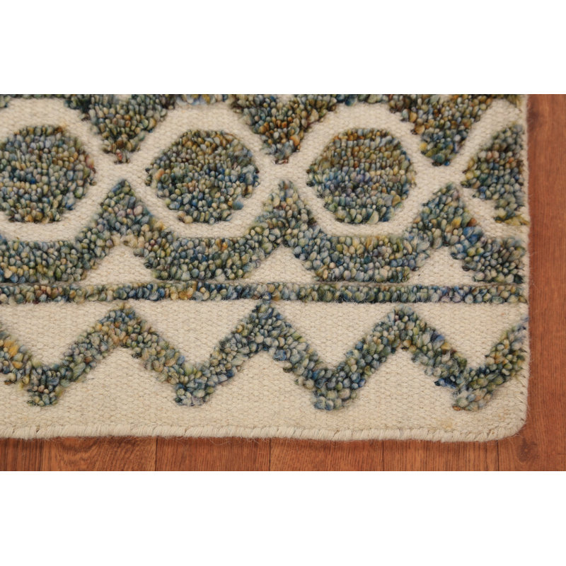 Geometric Moroccan Oriental Accent Rug 2x3