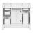 35.40'' Single Bathroom Vanity Base Only