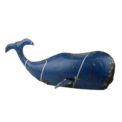Statue de baleine en métal recyclé Zeitler