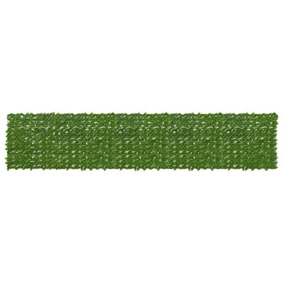Vidaxl Balcony Screen With Leaves Garden Sunshade Dark Green/Green Multi Sizes