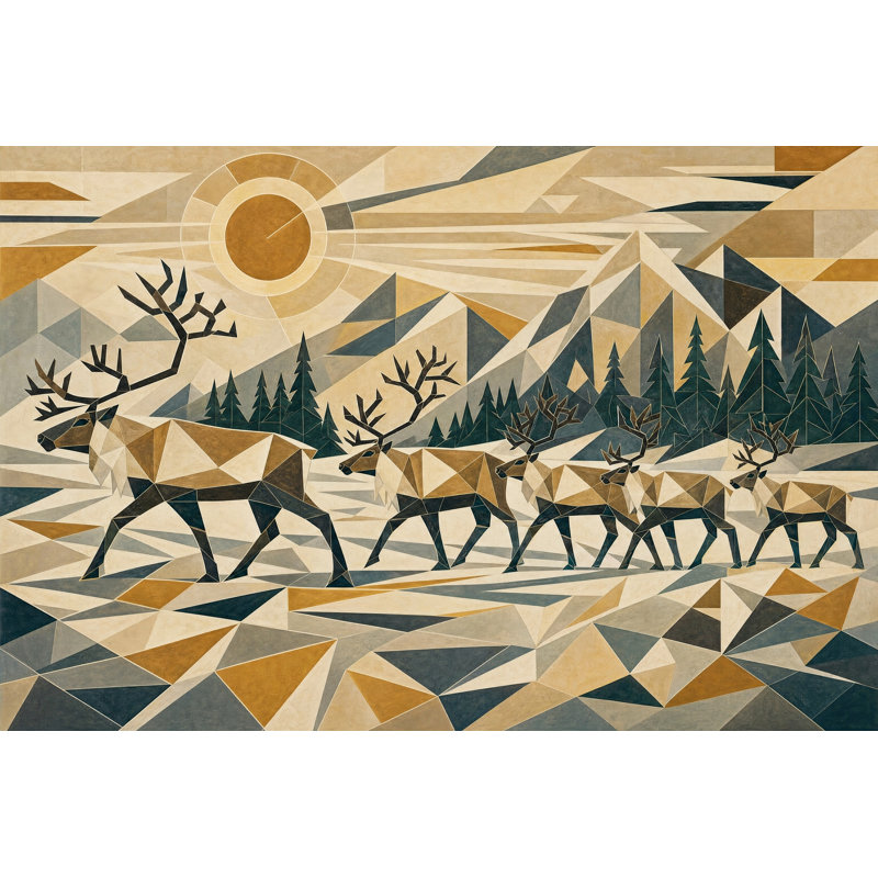 Papier peint à motif géométrique en poly, 100 po x 96 po, Peler et coller