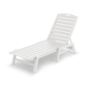 Theron Chaise Lounge Birch Lane Fabric: Cruise Adrift Woven Stripe