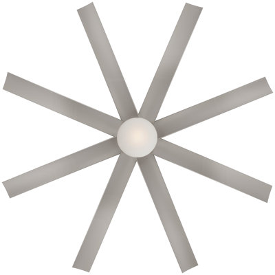 Slipstream 65" 8-Blade LED Smart Standard Ceiling Fan with Remote Control and Light Kit Included