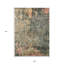 Tapis intérieur lavable abstrait gris et rose 9 'X 12'