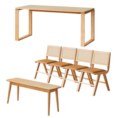Ensemble de salle à manger rectangulaire l 31,49 po