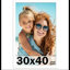 Olayinka White Solid Wood Picture Frame