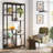 6-Tier Rustic Brown Industrial 8-Shelf Etagere Bookcase Storage