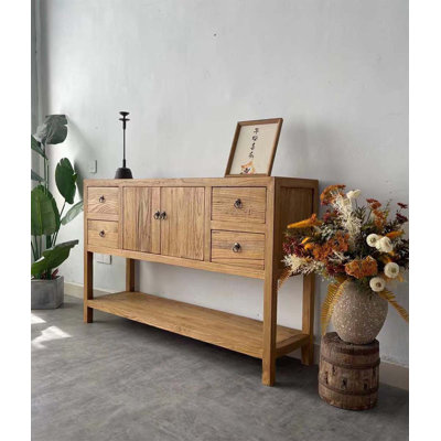 Modern Nostalgic Multi-Functional Console Table