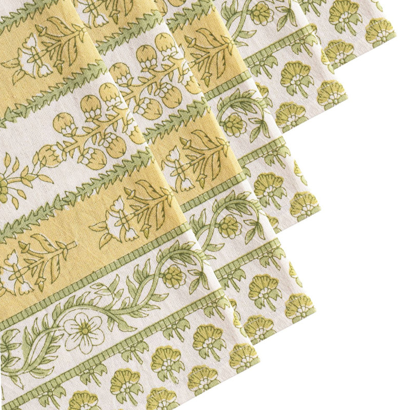 Serviette Charlemont 19 po x 19 po, Pistache