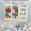 Bibliothèque à 3 niveaux pour enfants et rangement pour jouets, design Montessori pour un accès et une organisation faciles, blanc
