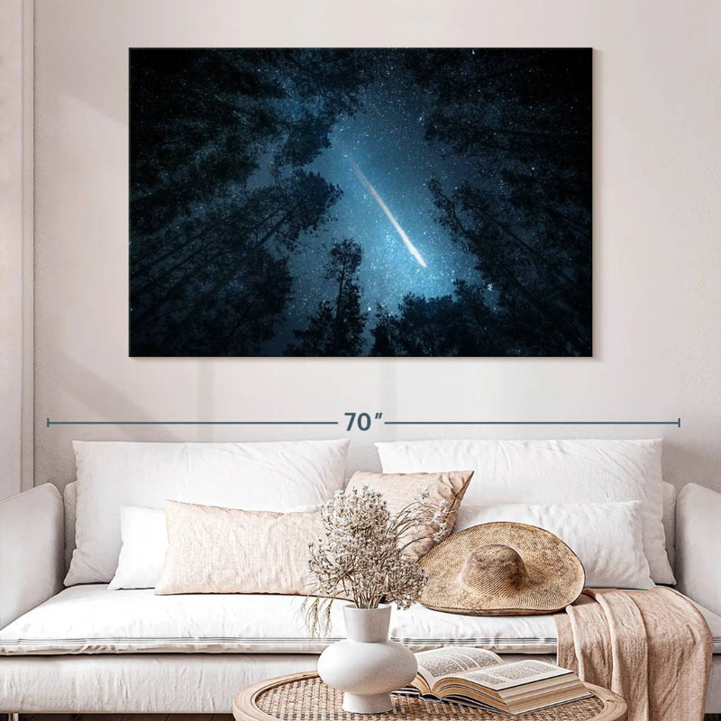 Oberle Comet Over Trees, 34" H x 51" W