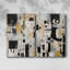 ABSTRACT Series CCCCLXXIX - Toile tendue avec châssis de qualité supérieure - Prêt à être accroché-108954715