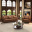 Upholstered Faux Leather Sofa With Nailhead Trim And Rolled Armrests,Mid-Century Modern Chesterfield Sofa With Button Tufted,Includes 4 Pillows,Black-1031512625