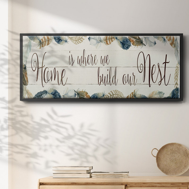 Home Nest- Framed Canvas