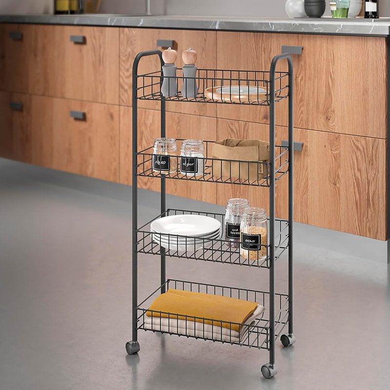 23cm W Metal Storage Rack