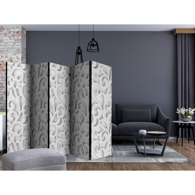 Demby 172cm H Folding Room Divider, 5