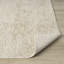 Tapis abstrait en polyester sculpté abstrait / crème / doré-1931771945-1927107179