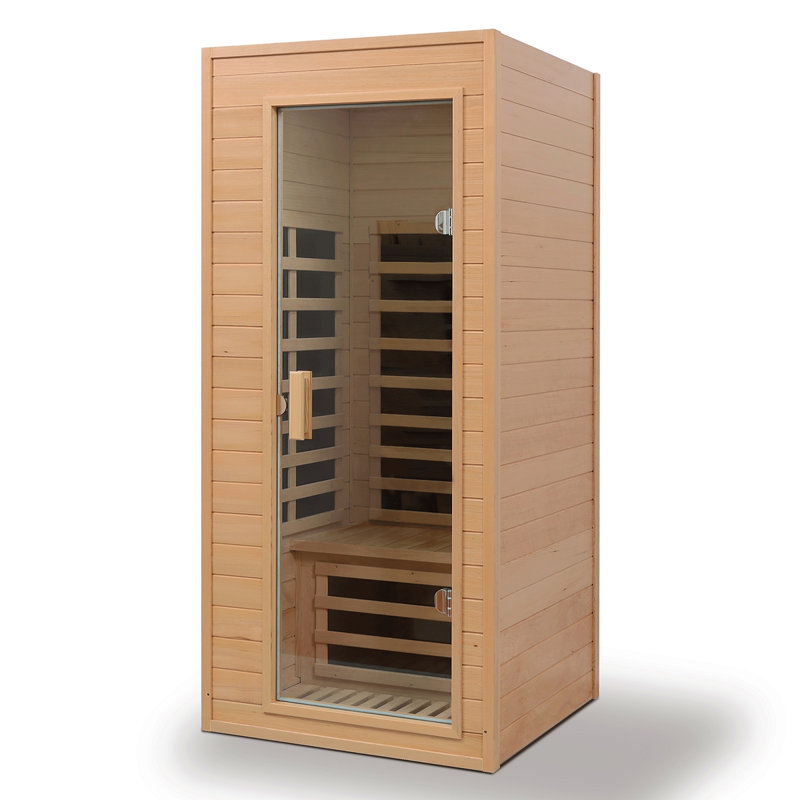 Sauna intérieur encastré à infrarouge lointain Hemlock
