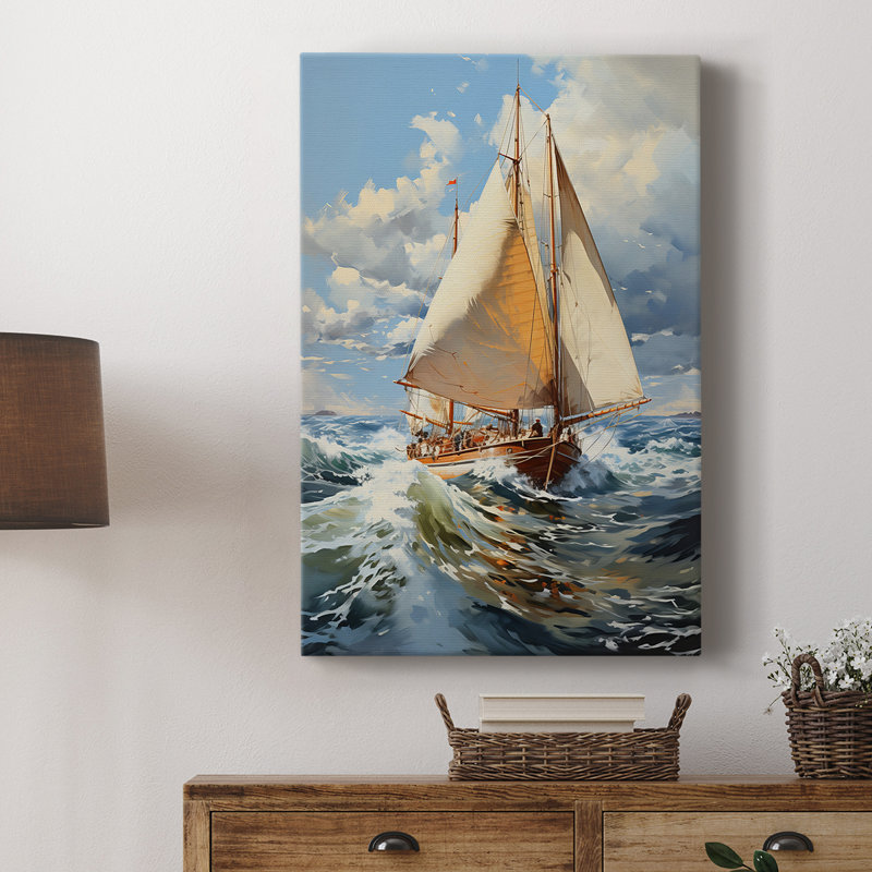 NAUTICAL Series CCGLVII - Gallery Cavas, H 18 po x l 12 po