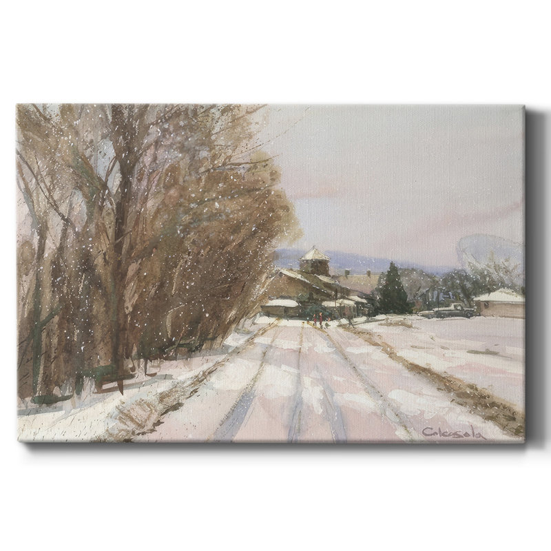 «Indian Orchard Greek Orthodox Church», reproduction sur toile, H 18 po x l 27 po x P 1,5 po