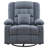 Kneading Massage Rocker Recliner Chair With 4-Point 3D Kneading Massage And Heat For Living Room With Rocking Function And 2 Cup Holders, USB Charge Port-1036851585