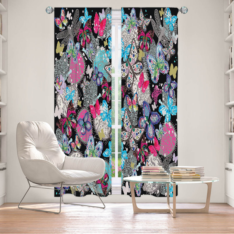 Ensemble de rideaux en polyester 2 pièces, L 20 po x L 52 po