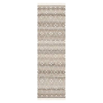 Manahan Geometric Wool Hand Woven Area Rug