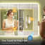 Miroir de salle de bain à DEL avec rétroéclairage, miroir de salle de bain anti-buée avec gradation continue, homologué ETL, étanche IP54, CRI90 +, verre trempé HD-2034315913