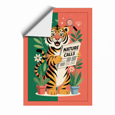 Nature Calls Modern - Framed Print