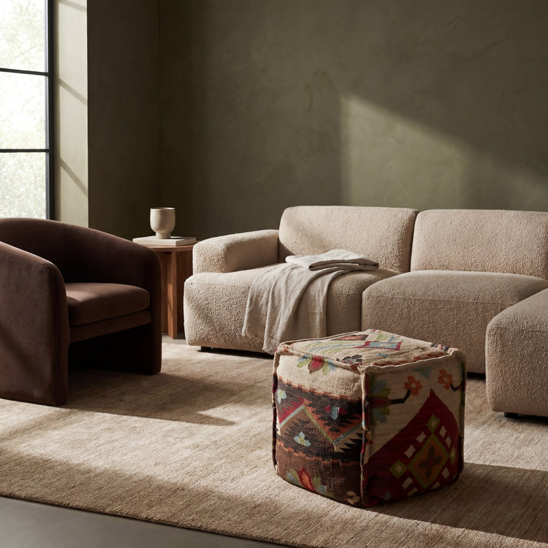Lambart Upholstered Pouf