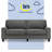 Serta Palisades 78-Inch Track Arm Sofa with Easy-Care Fabric and Pillow Back-21687327-125119069