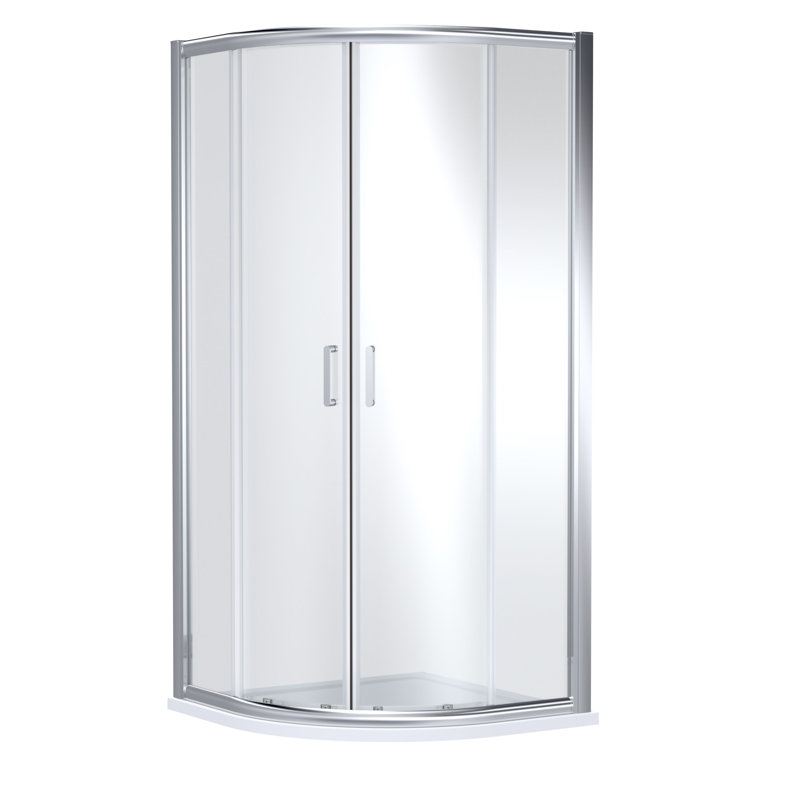 nuie Lucie 900mm Chrome Quadrant Shower Enclosure