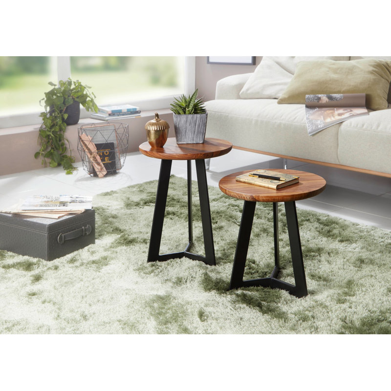 Aldona Sled End Table, 45cm H x 35cm W x 35cm D