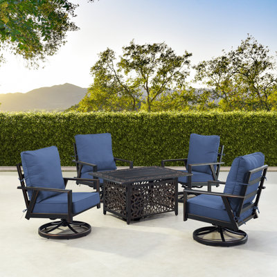 Tianyi 4 - Person Patio Conversation Set with Cushions