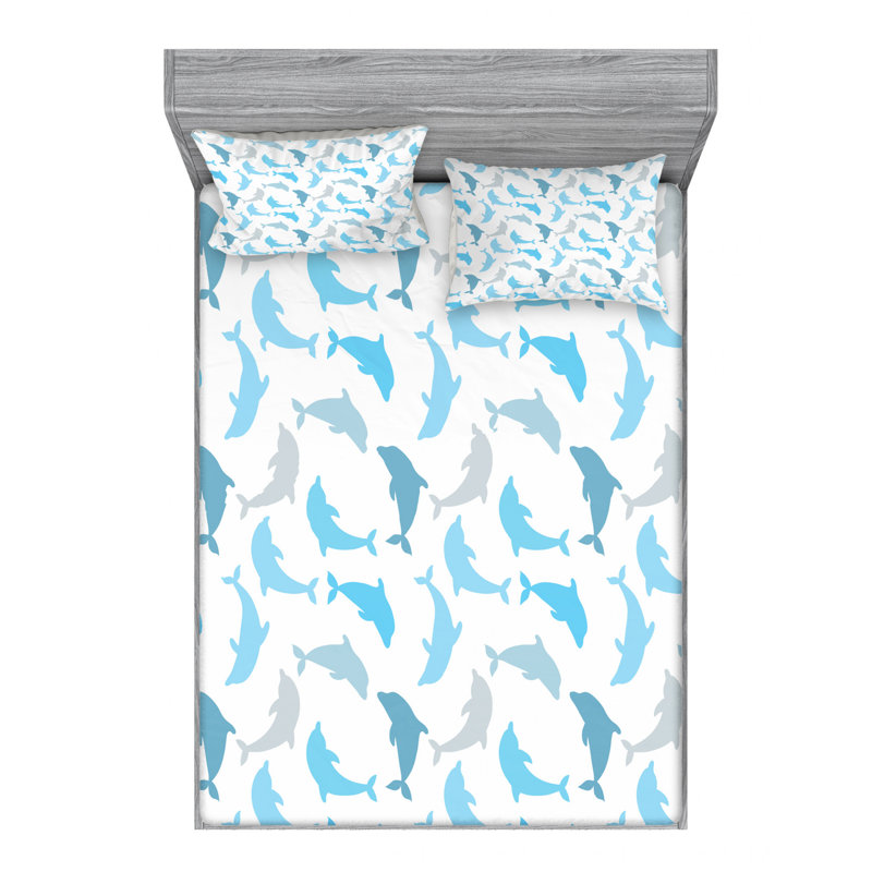 Microfiber Sheet Set, Queen Sheet Set with Fitted Sheet