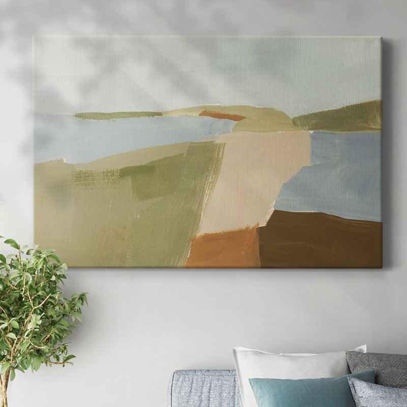 «Stacked Landscape II», toile tendue avec châssis, H 18 po x l 27 po