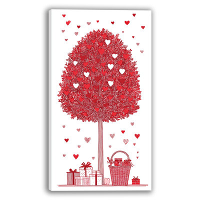 «Heart Tree Celebration», art mural sur toile tendue