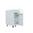 Radiance Radiance Ready to Assemble Slab Base Kitchen Cabinet in White Gloss-78696720