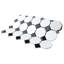 Carreau de mosaïque en porcelaine 11 1/2 po x 11 1/2 po Metro Octagon