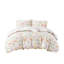 Literie réversible multicolore avec des animaux de la jungle pour une impression de housse de couette en coton coloré