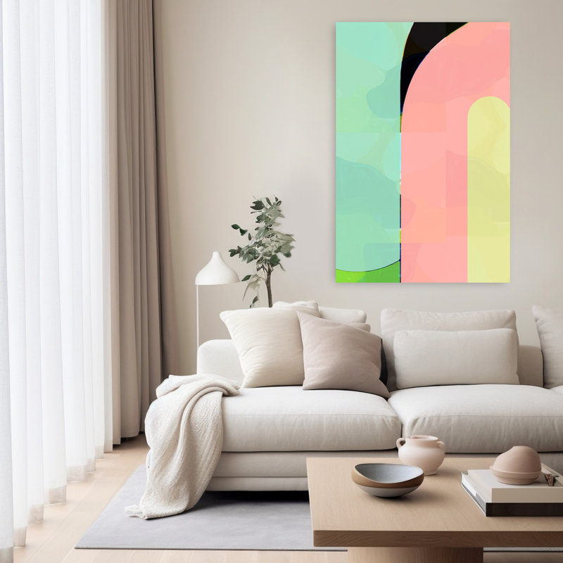 Art contemporain contemporain, H 60 po x l 40 po