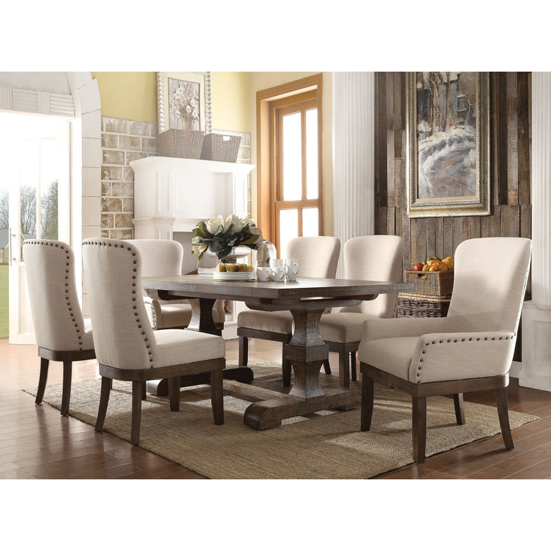 Aralynn 21'' H Linen Upholstered Armchair