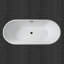 Cove 71'' x 32'' Soaking Acrylic Bathtub-50500046