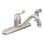Moen Muirfield Single Handle Deck-mount Kitchen Faucet with Sprayer ( Deck Plate Included ) ( Side Sprayer Included )