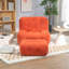 Canapés confortables en velours, fauteuil à billes rouge avec mousse à mémoire de forme pour les salons modernes