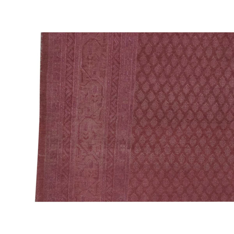 Wool Oriental Area Rug in Pink