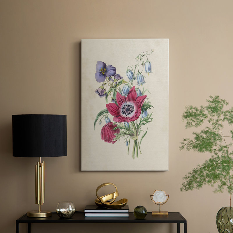 Bouquet de jardin antique I - galerie Cavas sur mesure, H 36 po x l 24 po