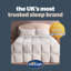 Silentnight Coverless 10.5 Tog Duvet and Pillowcase Set Faux Fur, White-135795691